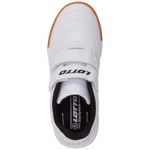 Buty dla dzieci Lotto Pacer K biało-czarne 2600110K 1011 Buty dla dzieci Lotto Pacer K biało-czarne 2600110K 1011