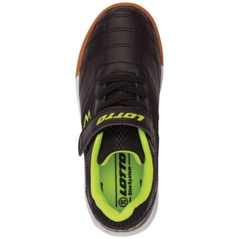 Buty dla dzieci Lotto Whizzer K czarno-żółte 2600120K 1124 Buty dla dzieci Lotto Whizzer K czarno-żółte 2600120K 1124