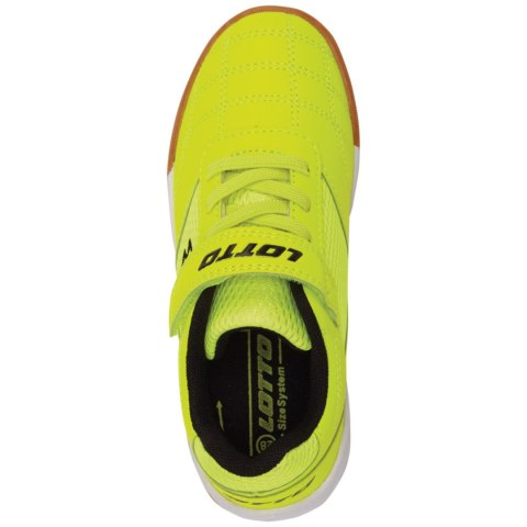 Buty dla dzieci Lotto Whizzer K żółto-czarne 2600120K 2411 Buty dla dzieci Lotto Whizzer K żółto-czarne 2600120K 2411