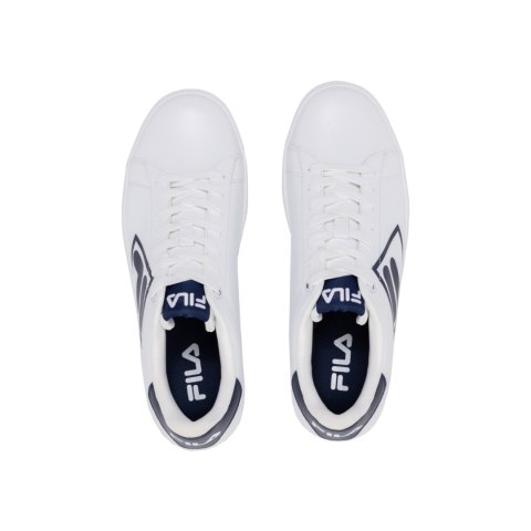 Buty męskie Fila Courtbay Logo biało-granatowe FFM0364 13037 Buty męskie Fila Courtbay Logo biało-granatowe FFM0364 13037