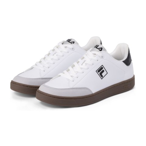 Buty męskie Fila Courtbay biało-czarne FFM0365 13036 Buty męskie Fila Courtbay biało-czarne FFM0365 13036