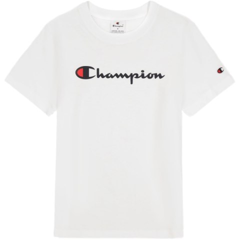 Koszulka damska Champion SS Tee biała 117534 WW001 Koszulka damska Champion SS Tee biała 117534 WW001