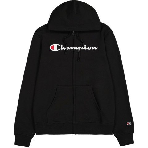 Bluza męska Champion Full Zip Hoodie czarna 220255 KK001 Bluza męska Champion Full Zip Hoodie czarna 220255 KK001