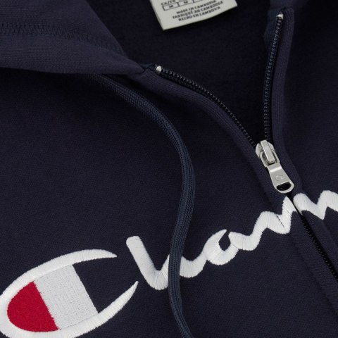 Bluza męska Champion Full Zip Hoodie granatowa 220255 BS501 Bluza męska Champion Full Zip Hoodie granatowa 220255 BS501