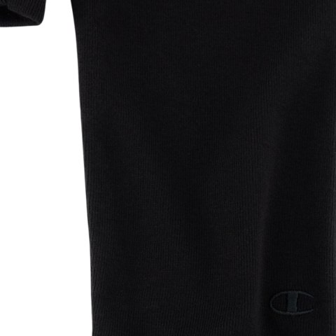 Koszulka damska Champion Crewneck Croptop czarna 117435 KK001 Koszulka damska Champion Crewneck Croptop czarna 117435 KK001