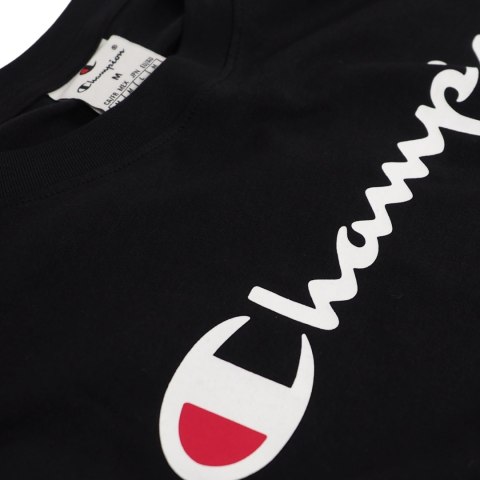 Koszulka męska Champion Crewneck Long Sleeve czarna 220257 KK001 Koszulka męska Champion Crewneck Long Sleeve czarna 220257 KK001