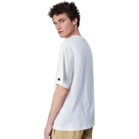 Koszulka męska Champion Crewneck biała 220270 WW001 Koszulka męska Champion Crewneck biała 220270 WW001