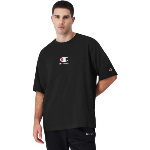 Koszulka męska Champion Crewneck czarna 220270 KK001 Koszulka męska Champion Crewneck czarna 220270 KK001