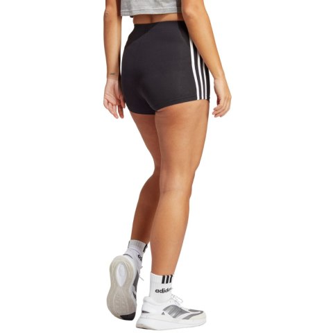Spodenki damskie adidas Essentials 3-Stripes Single Jersey Booty czarne IC0757 Spodenki damskie adidas Essentials 3-Stripes Single Jersey Booty czarne IC0757