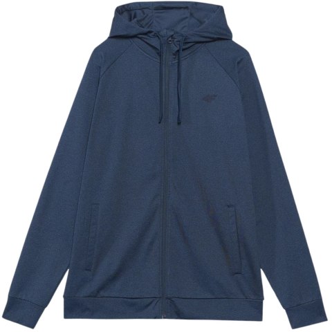 Bluza męska 4F M404 granat melanż 4FWAW24TFSWM404 31M Bluza męska 4F M404 granat melanż 4FWAW24TFSWM404 31M