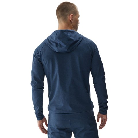 Bluza męska 4F M404 granat melanż 4FWAW24TFSWM404 31M Bluza męska 4F M404 granat melanż 4FWAW24TFSWM404 31M