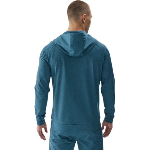 Bluza męska 4F M404 morska zieleń melanż 4FWAW24TFSWM404 46M Bluza męska 4F M404 morska zieleń melanż 4FWAW24TFSWM404 46M