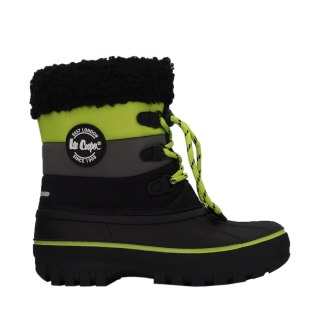 Buty dla dzieci Lee Cooper czarno-limonkowe LCJ-24-44-2856K