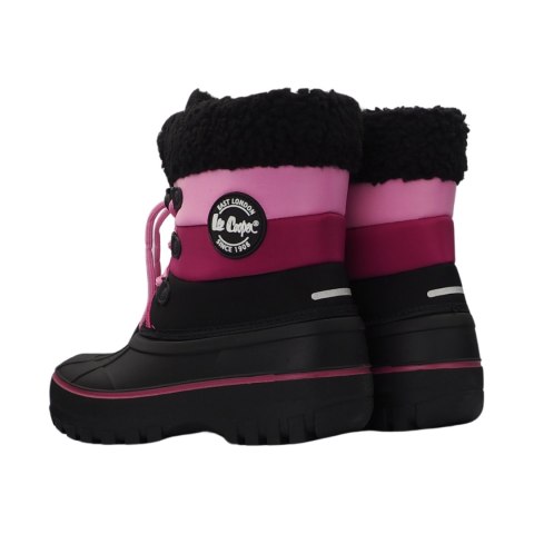 Buty dla dzieci Lee Cooper czarno-różowe LCJ-24-44-2855K Buty dla dzieci Lee Cooper czarno-różowe LCJ-24-44-2855K
