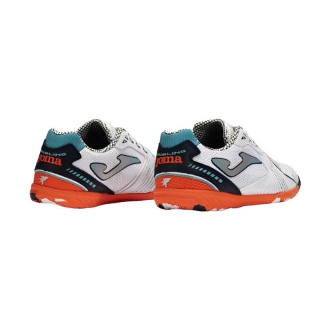 Buty piłkarskie Joma Dribling Indoor 2432 biało-pomarańczowe DRIW2432IN Buty piłkarskie Joma Dribling Indoor 2432 biało-pomarańczowe DRIW2432IN