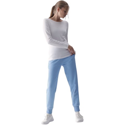 Koszulka damska Longsleeve 4F F376 biała 4FWMM00TLONF376 10S Koszulka damska Longsleeve 4F F376 biała 4FWMM00TLONF376 10S