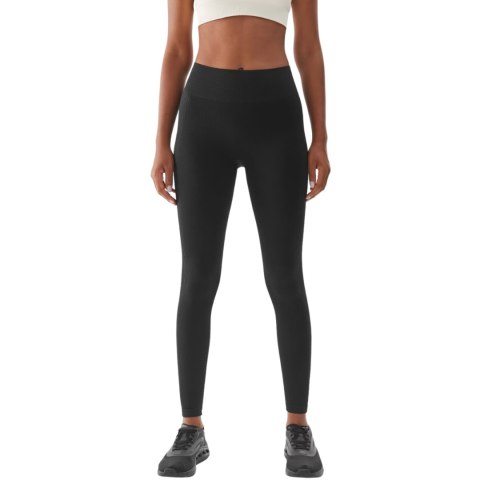 Legginsy damskie 4F F278 głęboka czerń 4FWAW24TFTIF278 20S Legginsy damskie 4F F278 głęboka czerń 4FWAW24TFTIF278 20S