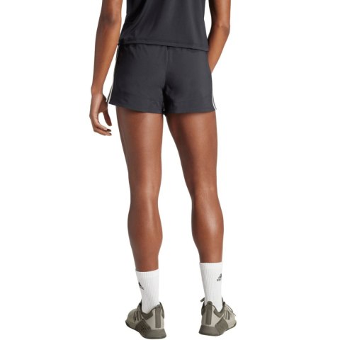 Spodenki damskie adidas Pacer Training 3-Stripes Woven High-Rise czarne IT7760 Spodenki damskie adidas Pacer Training 3-Stripes Woven High-Rise czarne IT7760