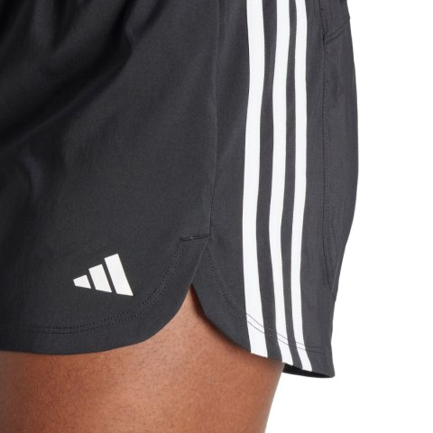 Spodenki damskie adidas Pacer Training 3-Stripes Woven High-Rise czarne IT7760 Spodenki damskie adidas Pacer Training 3-Stripes Woven High-Rise czarne IT7760