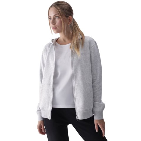 Bluza damska 4F F1467 chłodny jasny szary melanż 4FWMM00TSWSF1467 27M Bluza damska 4F F1467 chłodny jasny szary melanż 4FWMM00TSWSF1467 27M