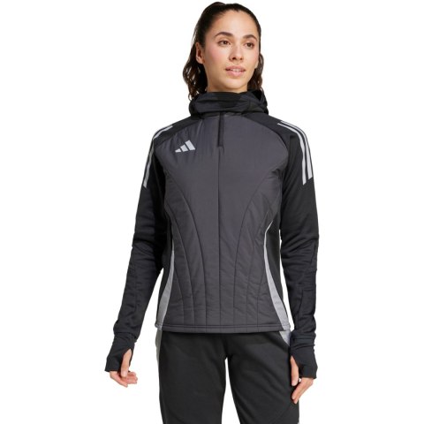 Bluza damska adidas Tiro 24 Competition Winterized czarno-szara IM9967 Bluza damska adidas Tiro 24 Competition Winterized czarno-szara IM9967