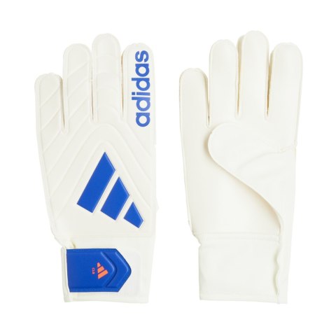 Rękawice bramkarskie adidas Copa Club Goalkeeper biało-niebieskie IX3835 Rękawice bramkarskie adidas Copa Club Goalkeeper biało-niebieskie IX3835