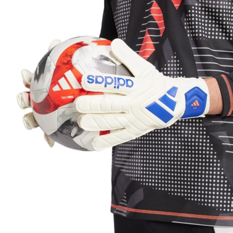 Rękawice bramkarskie adidas Copa Club Goalkeeper biało-niebieskie IX3835 Rękawice bramkarskie adidas Copa Club Goalkeeper biało-niebieskie IX3835