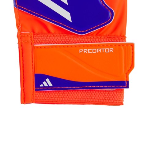 Rękawice bramkarskie dla dzieci adidas Predator Training Goalkeeper fioletowo-pomarańczowe IX3872 Rękawice bramkarskie dla dzieci adidas Predator Training Goalkeeper fioletowo-pomarańczowe IX3872