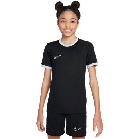 Koszulka dla dzieci Nike Dri-Fit Academy 25 SS czarna FZ9758 010 Koszulka dla dzieci Nike Dri-Fit Academy 25 SS czarna FZ9758 010