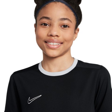 Koszulka dla dzieci Nike Dri-Fit Academy 25 SS czarna FZ9758 010 Koszulka dla dzieci Nike Dri-Fit Academy 25 SS czarna FZ9758 010