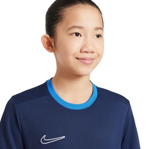 Koszulka dla dzieci Nike Dri-Fit Academy 25 SS granatowa FZ9758 410 Koszulka dla dzieci Nike Dri-Fit Academy 25 SS granatowa FZ9758 410