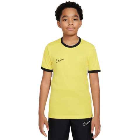 Koszulka dla dzieci Nike Dri-Fit Academy 25 SS żółta FZ9758 719 Koszulka dla dzieci Nike Dri-Fit Academy 25 SS żółta FZ9758 719