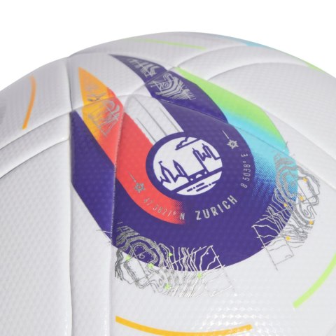 Piłka nożna adidas Women's Euro25 League biało-fioletowa JH1262 Piłka nożna adidas Women's Euro25 League biało-fioletowa JH1262