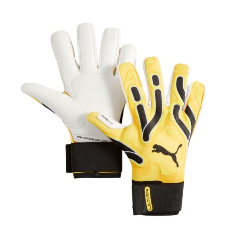Rękawice bramkarskie Puma Ultra Ultimate Hybrid Sun żółte 41858 04 Rękawice bramkarskie Puma Ultra Ultimate Hybrid Sun żółte 41858 04