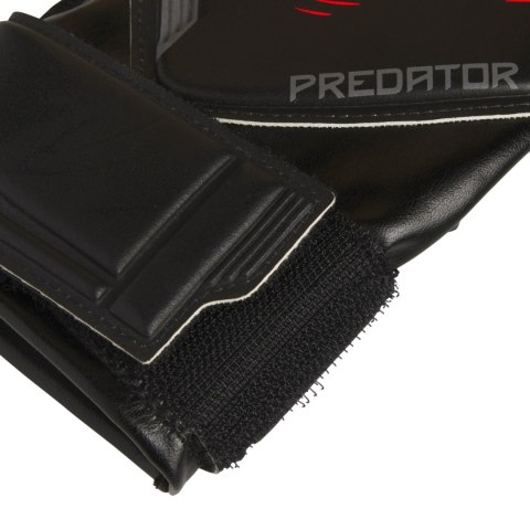 Rękawice bramkarskie dla dzieci adidas Predator Training Goalkeeper czarno-czerwone JM6826 Rękawice bramkarskie dla dzieci adidas Predator Training Goalkeeper czarno-czerwone JM6826