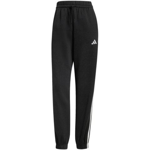 Spodnie damskie adidas Essentials 3-Stripes Fleece Loose-Fit czarne JE1276 Spodnie damskie adidas Essentials 3-Stripes Fleece Loose-Fit czarne JE1276