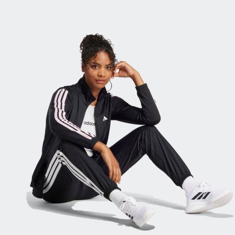 Spodnie damskie adidas Tricot 3-Stripes czarne JF3383 Spodnie damskie adidas Tricot 3-Stripes czarne JF3383