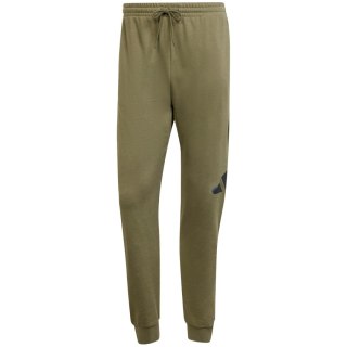 Spodnie męskie adidas Essentials Big Logo French Terry oliwkowe JE8970