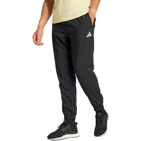Spodnie męskie adidas Essentials Small Logo Stanford czarne JD1833 Spodnie męskie adidas Essentials Small Logo Stanford czarne JD1833