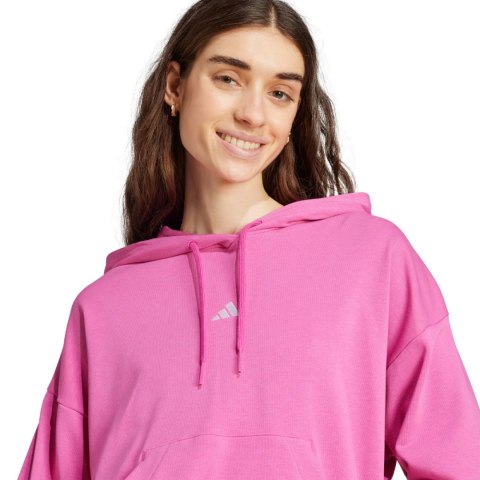 Bluza damska adidas Essentials Small Logo French Terry różowa JD3067 Bluza damska adidas Essentials Small Logo French Terry różowa JD3067