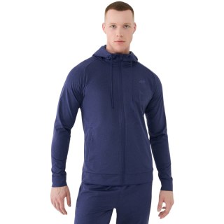 Bluza męska 4F FNK M512 ciemny granat melanż 4FWSS25TFSWM512 30M