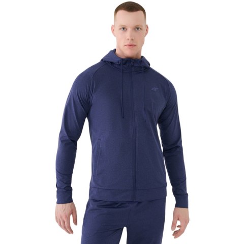 Bluza męska 4F FNK M512 ciemny granat melanż 4FWSS25TFSWM512 30M Bluza męska 4F FNK M512 ciemny granat melanż 4FWSS25TFSWM512 30M