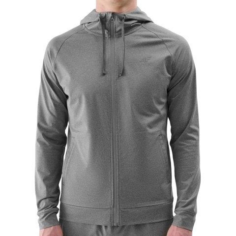 Bluza męska 4F FNK M512 szary melanż 4FWSS25TFSWM512 25M Bluza męska 4F FNK M512 szary melanż 4FWSS25TFSWM512 25M