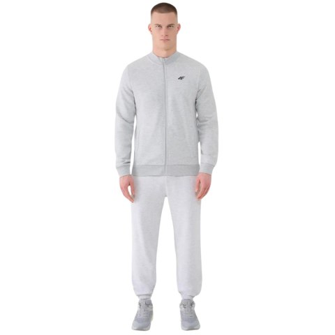 Bluza męska 4F M1463 chłodny jasny szary melanż 4FWMM00TSWSM1463 27M