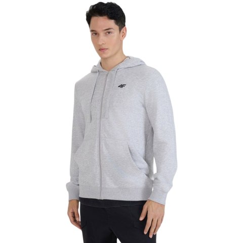 Bluza męska 4F M1768 chłodny jasny szary melanż 4FWMM00TSWSM1768 27M Bluza męska 4F M1768 chłodny jasny szary melanż 4FWMM00TSWSM1768 27M