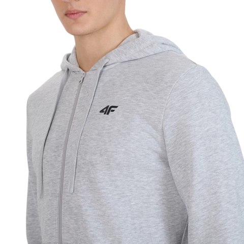 Bluza męska 4F M1768 chłodny jasny szary melanż 4FWMM00TSWSM1768 27M Bluza męska 4F M1768 chłodny jasny szary melanż 4FWMM00TSWSM1768 27M