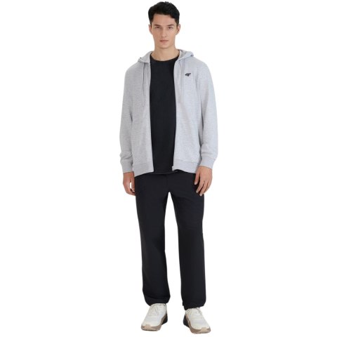 Bluza męska 4F M1768 chłodny jasny szary melanż 4FWMM00TSWSM1768 27M Bluza męska 4F M1768 chłodny jasny szary melanż 4FWMM00TSWSM1768 27M