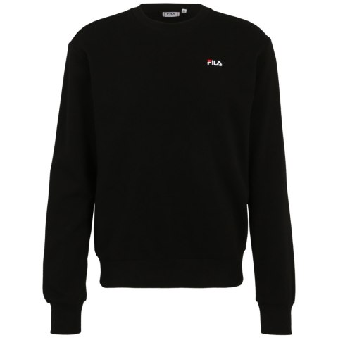 Bluza męska Fila Leverano Regular Crew Sweat czarna FAM0876 80010 Bluza męska Fila Leverano Regular Crew Sweat czarna FAM0876 80010