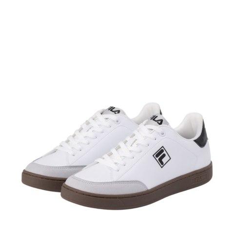 Buty damskie Fila Courtbay biało-czarne FFW0477 13036 Buty damskie Fila Courtbay biało-czarne FFW0477 13036