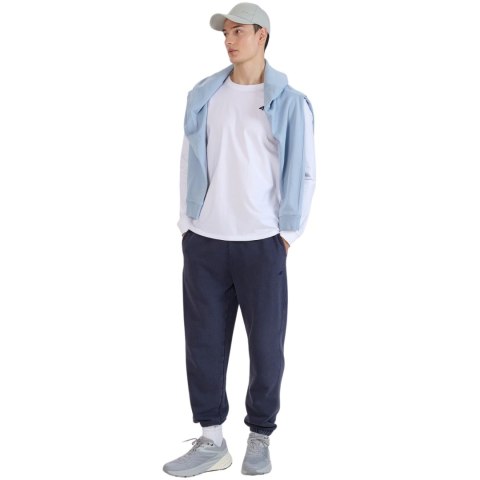 Koszulka męska 4F Longsleeve M432 biała 4FWMM00TLONM432 10S Koszulka męska 4F Longsleeve M432 biała 4FWMM00TLONM432 10S